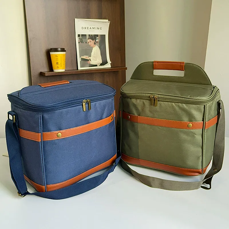 Insulated Picnic Cooler Bag | Large Capacity Oxford Lunch Bag