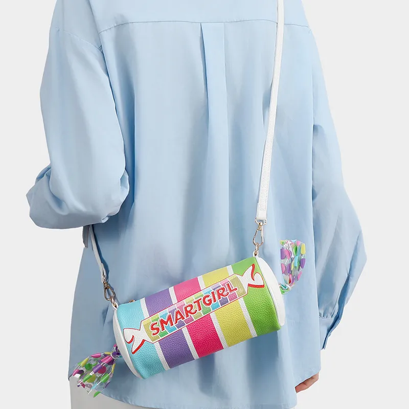 Candy Print Crossbody Bag | Creative Statement Women's Bag