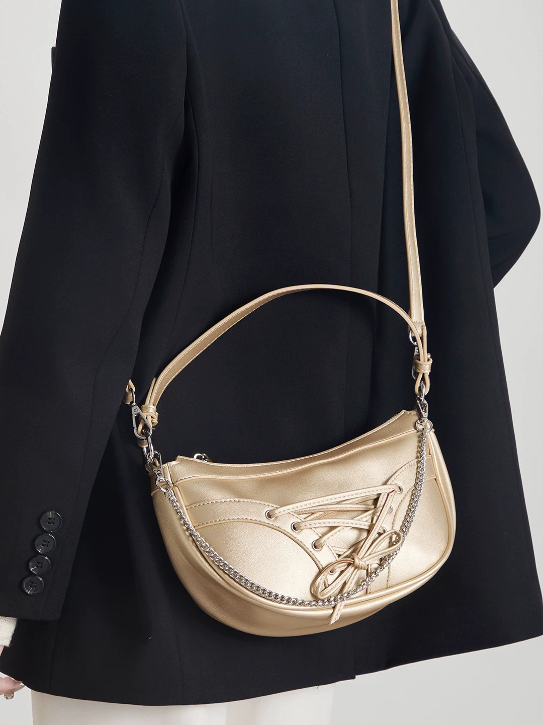 Chain Underarm Bag | Vintage Commute Shoulder Bag