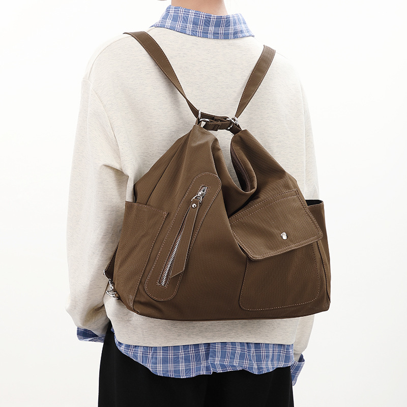 Waterproof PU Backpack | Large Capacity Unisex Shoulder Bag