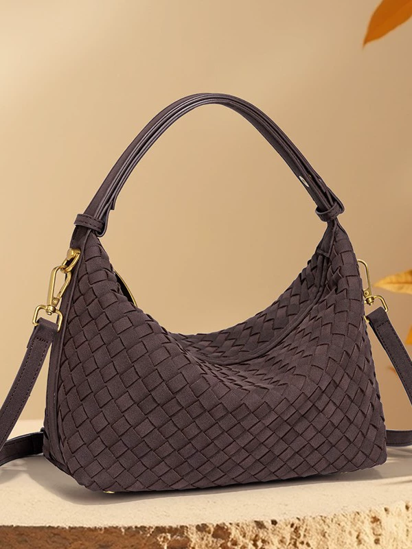 Chic Underarm Bag | Woven Commute Shoulder Bag