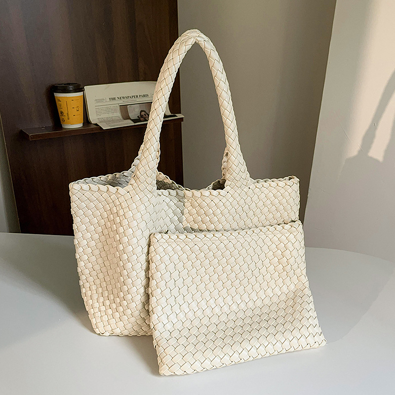 Handwoven 2-in-1 Tote | Large Capacity Shoulder Bag