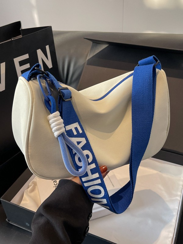Waterproof Oxford Dumpling Bag | Trendy Sporty Crossbody Bag