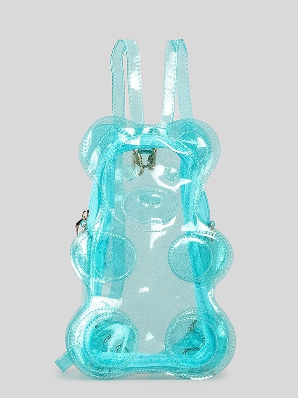 New Arrival Cute Gummy Bear Clear PVC Jelly Backpack for Kids – Travel Crossbody Bag