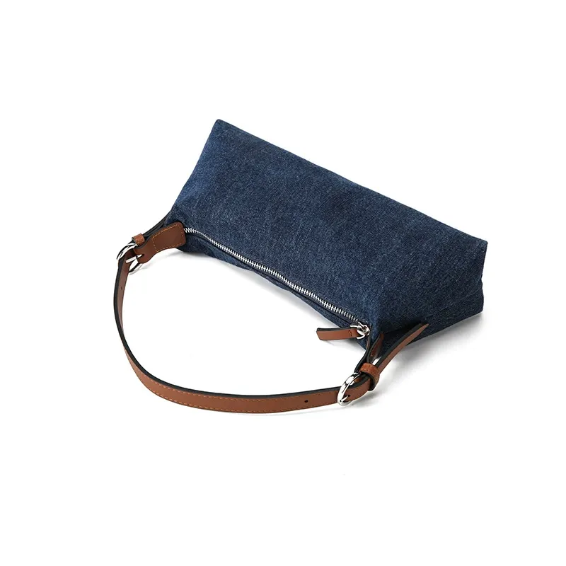 Leather-Textured Underarm Bag | Versatile Commute Shoulder Bag