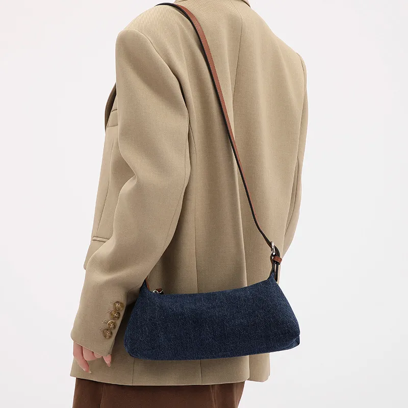 Leather-Textured Underarm Bag | Versatile Commute Shoulder Bag