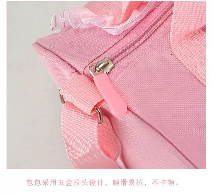 New Arrival Kids Dance Bag for Girls – Latin Ballet Print Backpack, Princess Single Shoulder Dance Bag