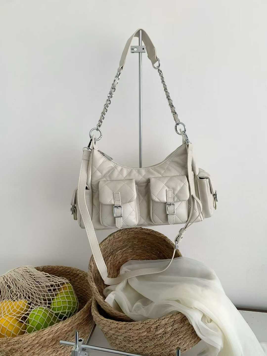 Quilted Chain Tote | Niche Underarm Shoulder Bag