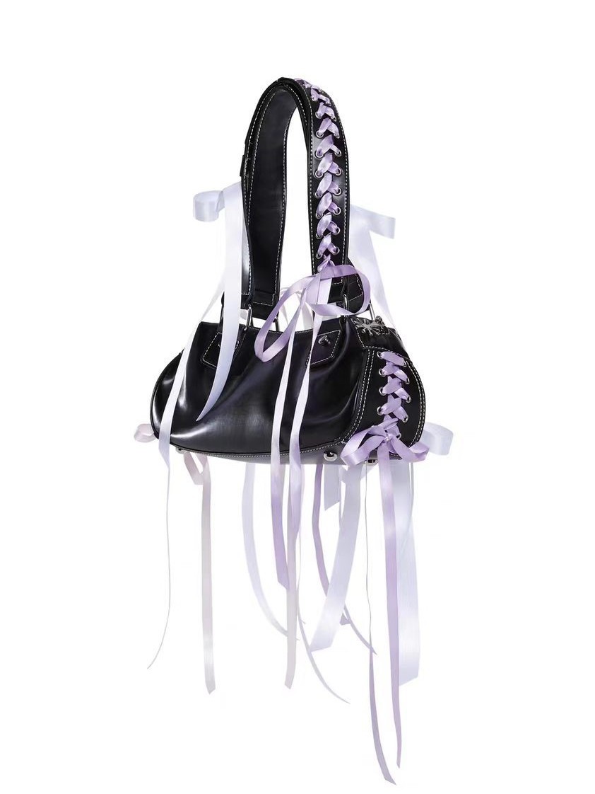 Ribbon Bow Underarm Bag | Premium Niche Shoulder Bag