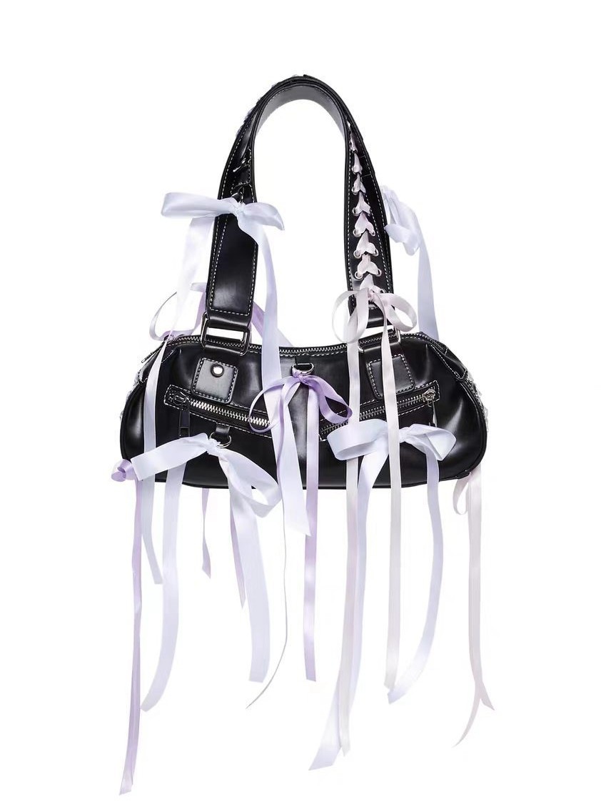 Ribbon Bow Underarm Bag | Premium Niche Shoulder Bag