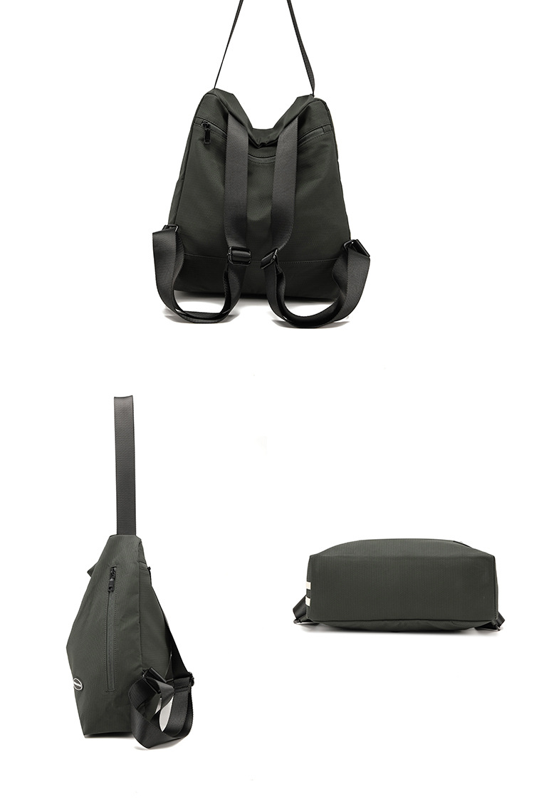 Workwear Striped Backpack | Original Niche Large Capacity Bag