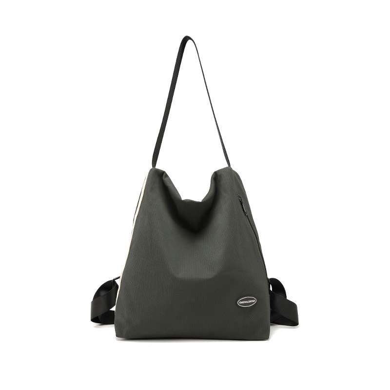 Workwear Striped Backpack | Original Niche Large Capacity Bag