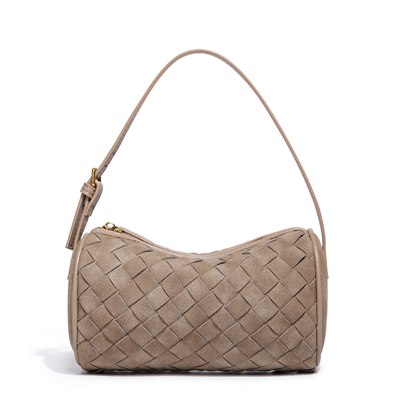Suede Pillow Bag | Handwoven Shoulder Crossbody Bag