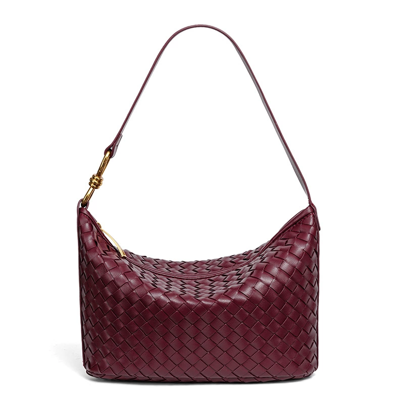 Woven Dumpling Underarm Bag | Minimalist Large Shoulder Bag