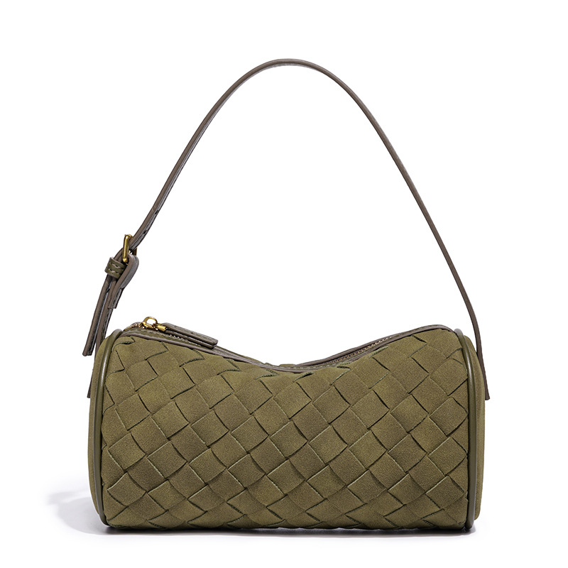 Suede Pillow Bag | Handwoven Shoulder Crossbody Bag