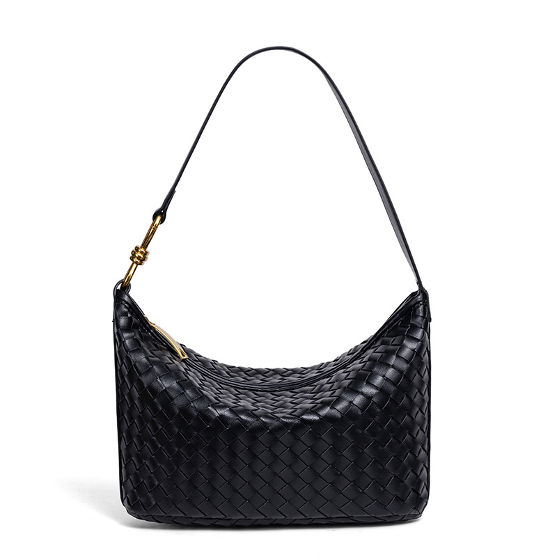 Woven Dumpling Underarm Bag | Minimalist Large Shoulder Bag