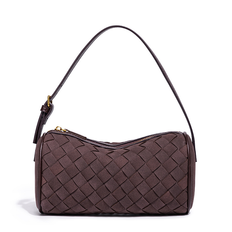 Suede Pillow Bag | Handwoven Shoulder Crossbody Bag