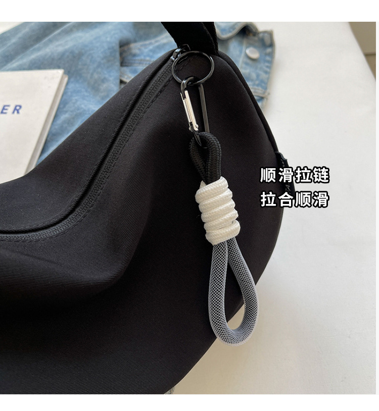 Waterproof Oxford Dumpling Bag | Trendy Sporty Crossbody Bag